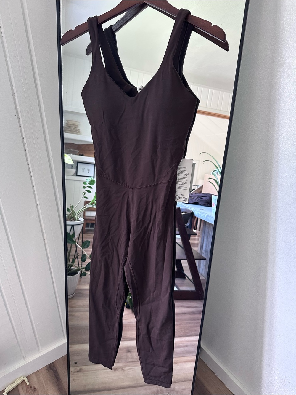 lululemon athletica Brown Nulu Align Bodysuit 25"
